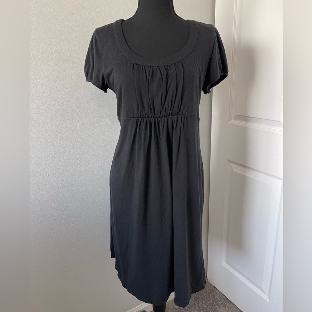 Sonoma Life + Style Black Short Sleeve Casual Midi Dress – Size Small Poshmark